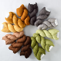 Pegasus, Herb Garden, Death by Chocolate, Old Gold A - Miss Babs Crown Wools Set