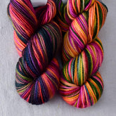 Perfectly Wreckless - Miss Babs Yummy 2-Ply Toes superwash Merino wool yarn