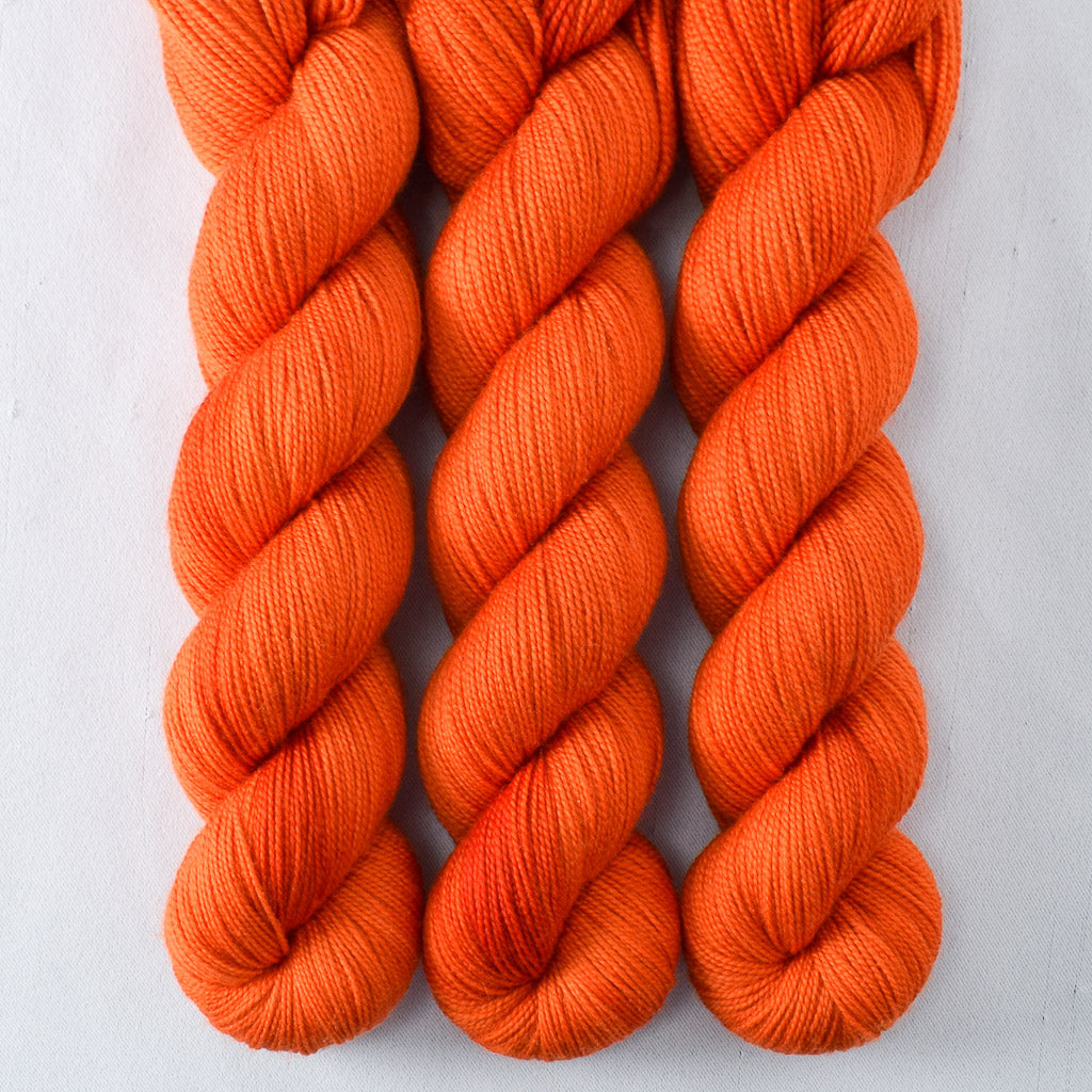 Persimmon - Miss Babs Yummy 2-Ply superwash Merino wool yarn