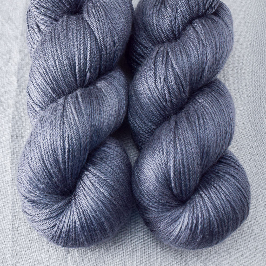 Pewter - Miss Babs Big Silk wool and silk blend yarn