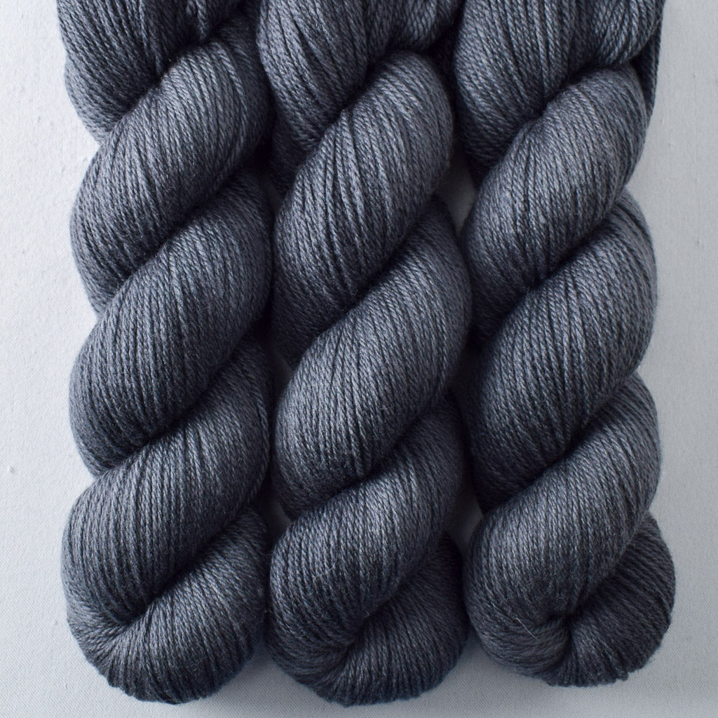 Pewter - Miss Babs Killington wool and silk blend yarn