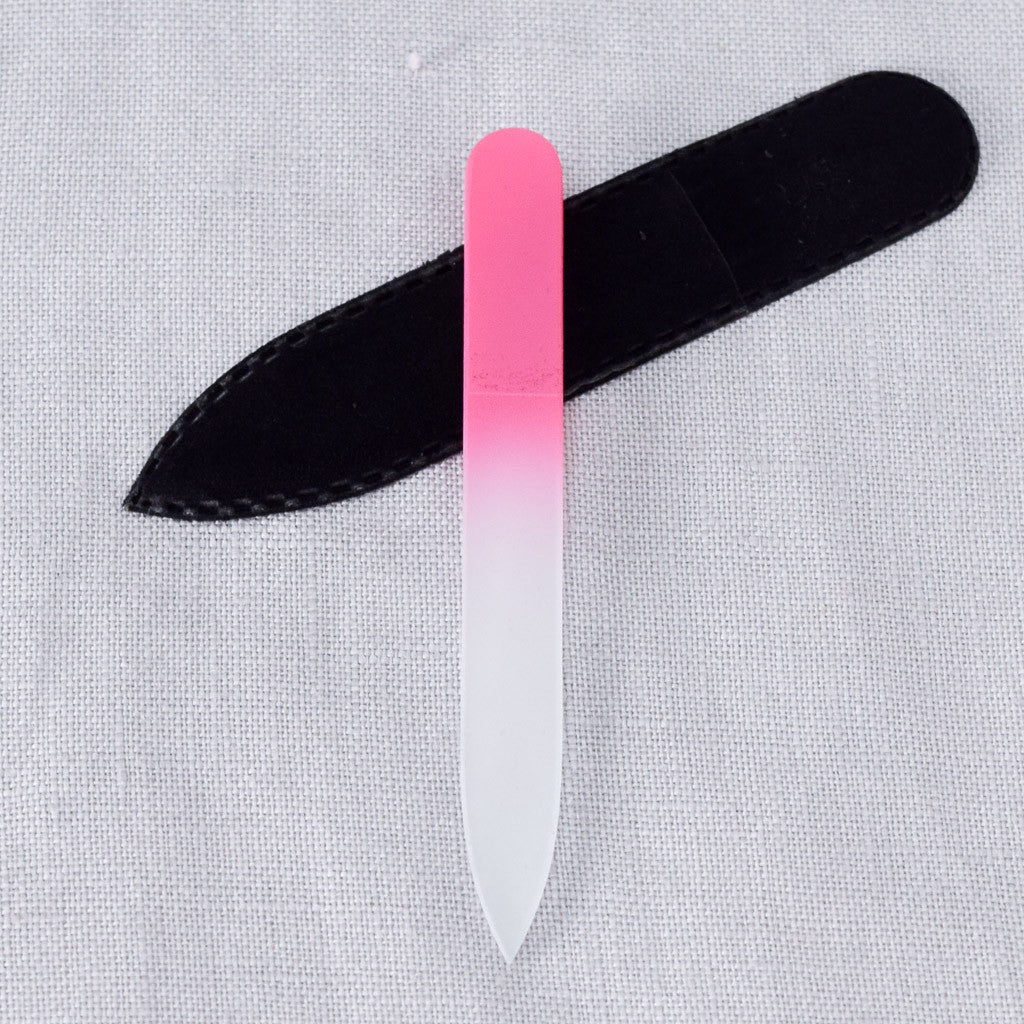 Glass Nail File - Pink