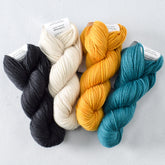 Pitch, Snowdrift, Turmeric, and Rainforest - Miss Babs Snow Matter What Set