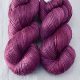 Plum - Miss Babs Big Silk wool and silk blend yarn