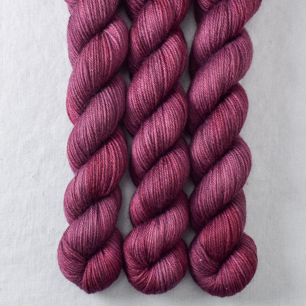 Plum - Miss Babs Yowza Mini superwash Merino wool yarn