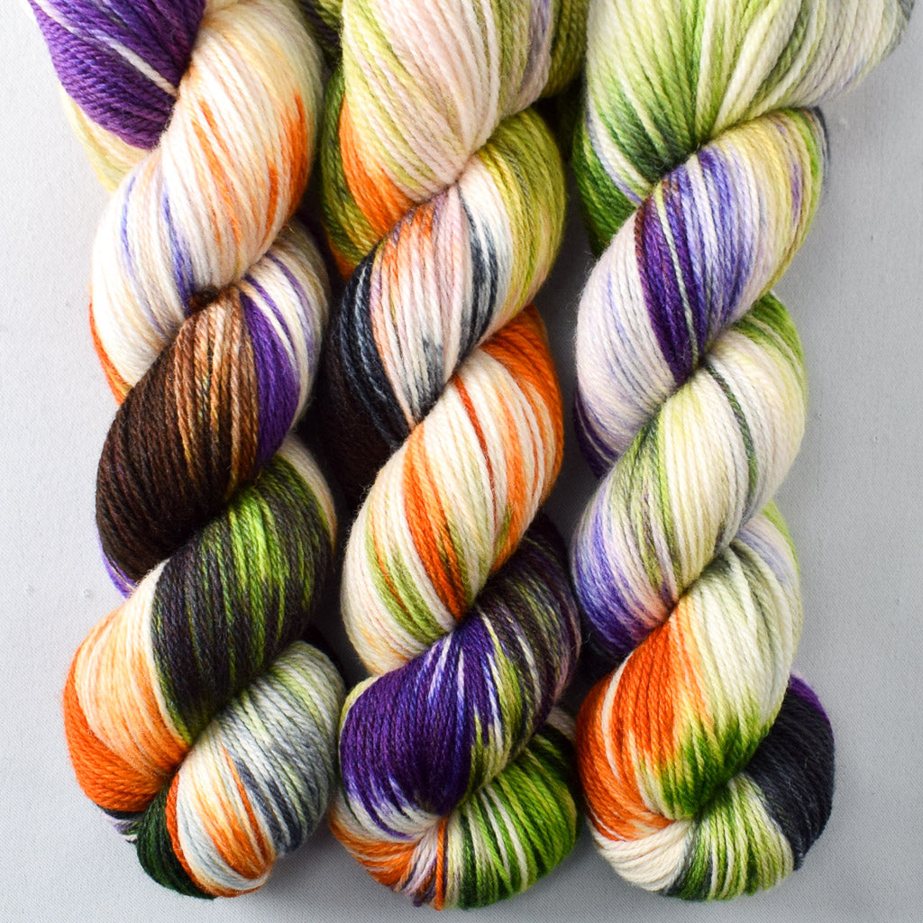 A Pox on You - Miss Babs Killington wool and silk blend yarn