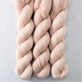 Princess Buttercup - Miss Babs Estrellita fingering weight superwash merino and Lurex yarn