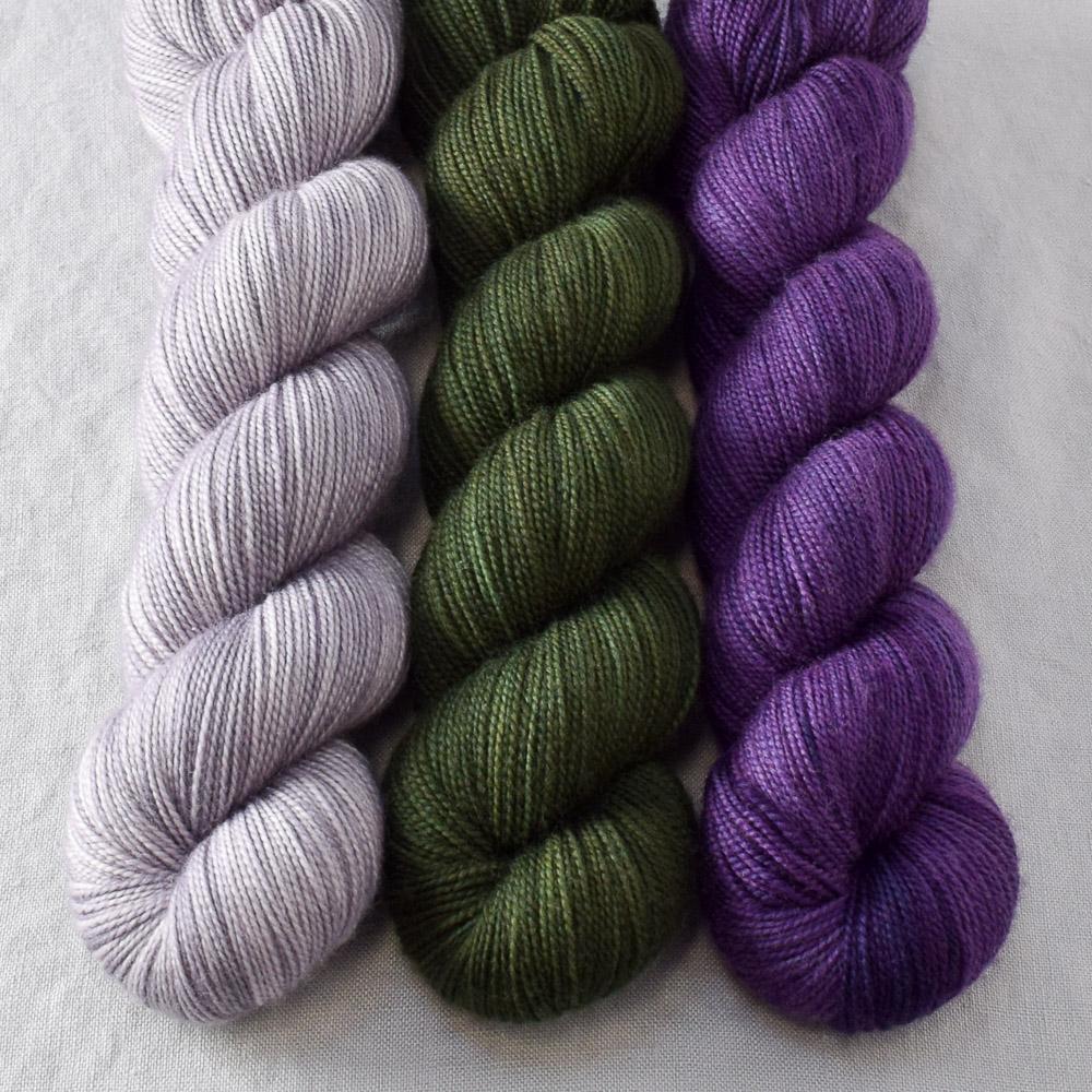 Provence, Nori, Lilacs - Miss Babs Yummy 2-Ply Trio