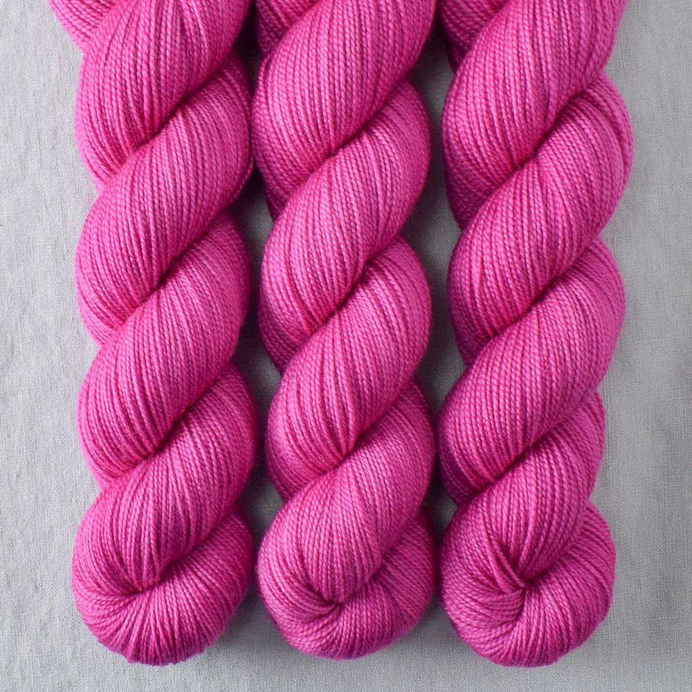 Puffy Jacket - Miss Babs Yummy 2-Ply superwash Merino wool yarn