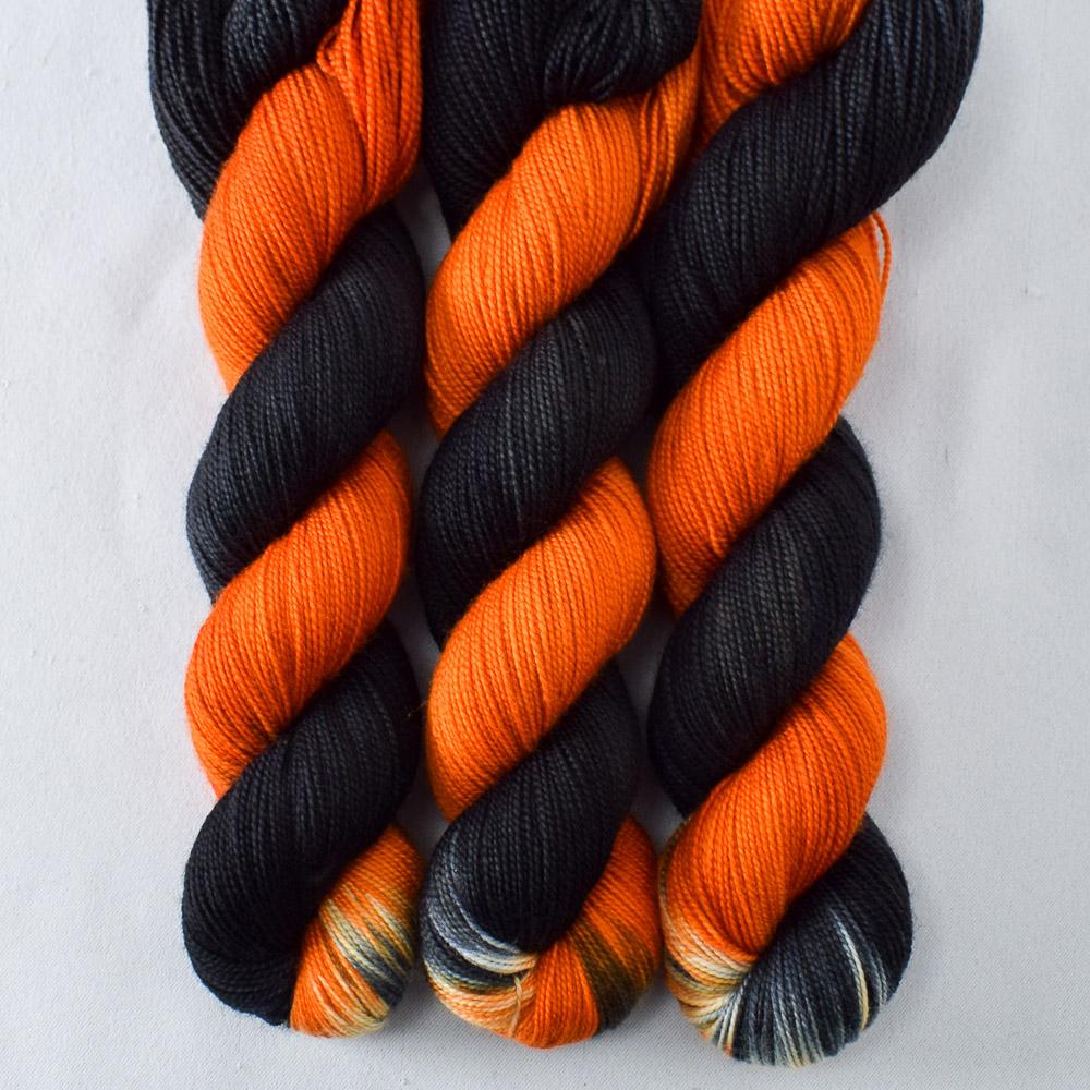 Pumpkin Apocalypse - Miss Babs Yummy 2-Ply superwash Merino wool yarn