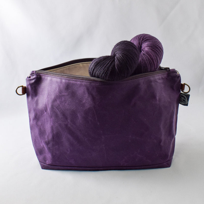 Purple Bag No. 5 - The Large Zip Project Bag
