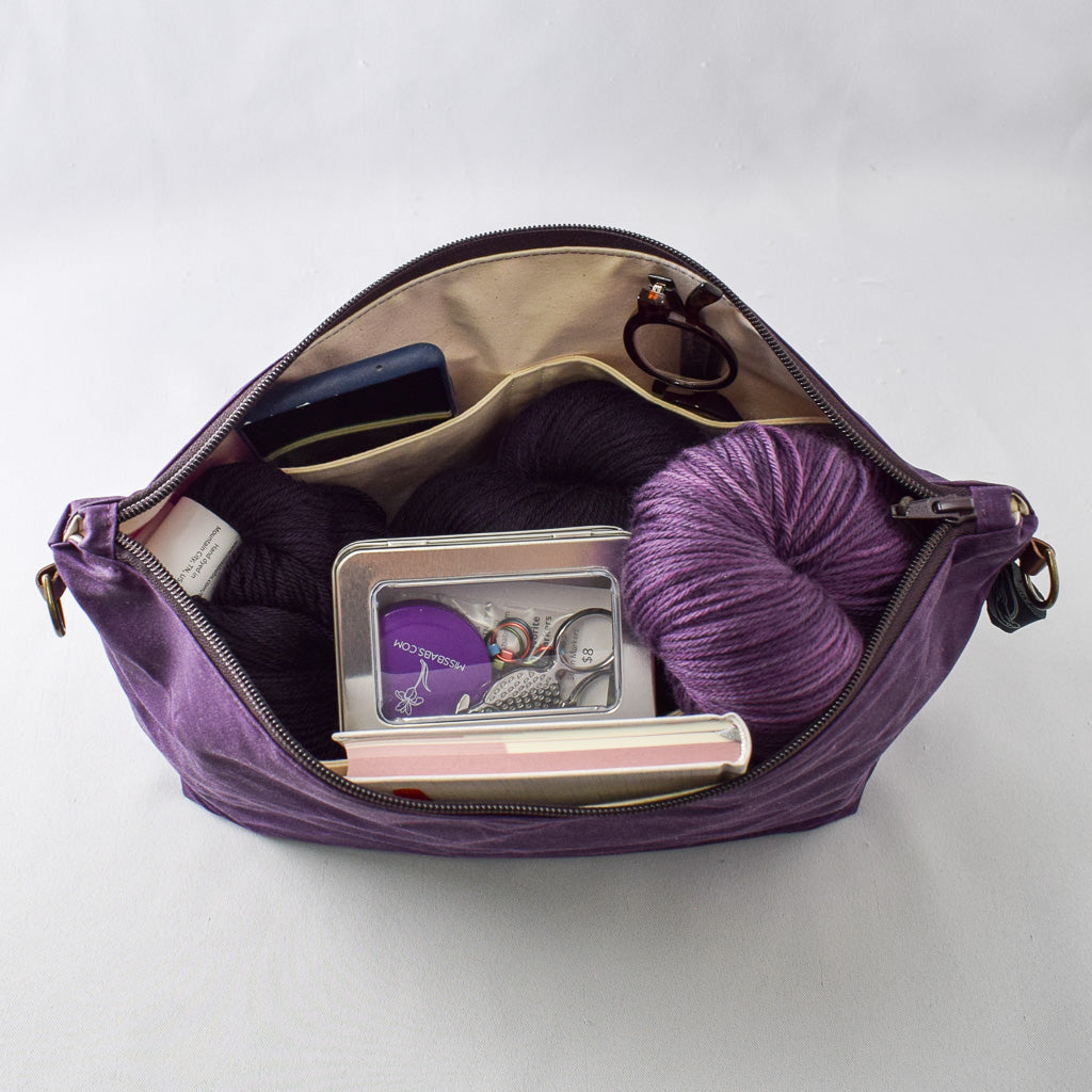 Purple Bag No. 5 - The Large Zip Project Bag