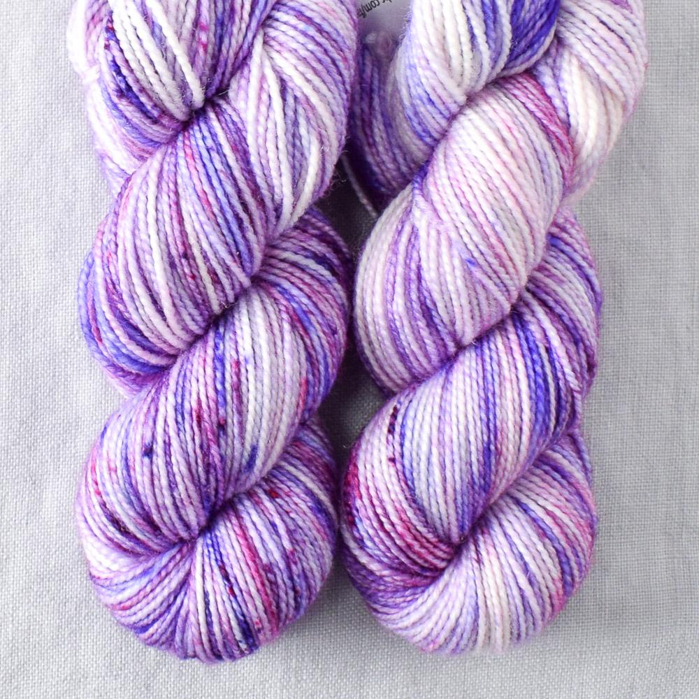 Purple Joy - Miss Babs Yummy 2-Ply Toes superwash Merino wool yarn