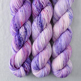 Purple Joy - Miss Babs Putnam Merino wool and nylon sock yarn