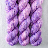Purple Joy - Miss Babs Tarte wool blend sock yarn