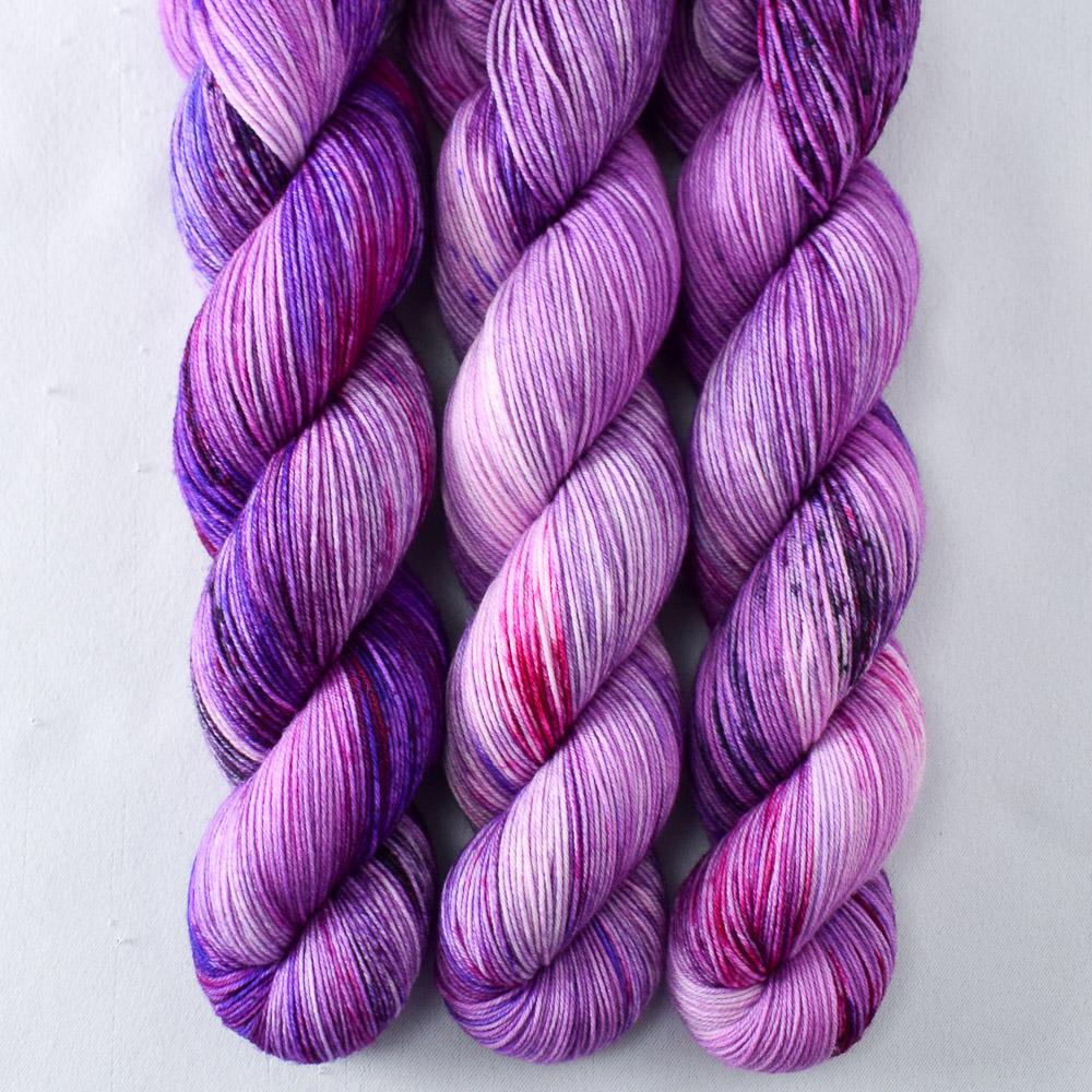 Purple Mountains - Miss Babs Putnam Merino wool and nylon sock yarn
