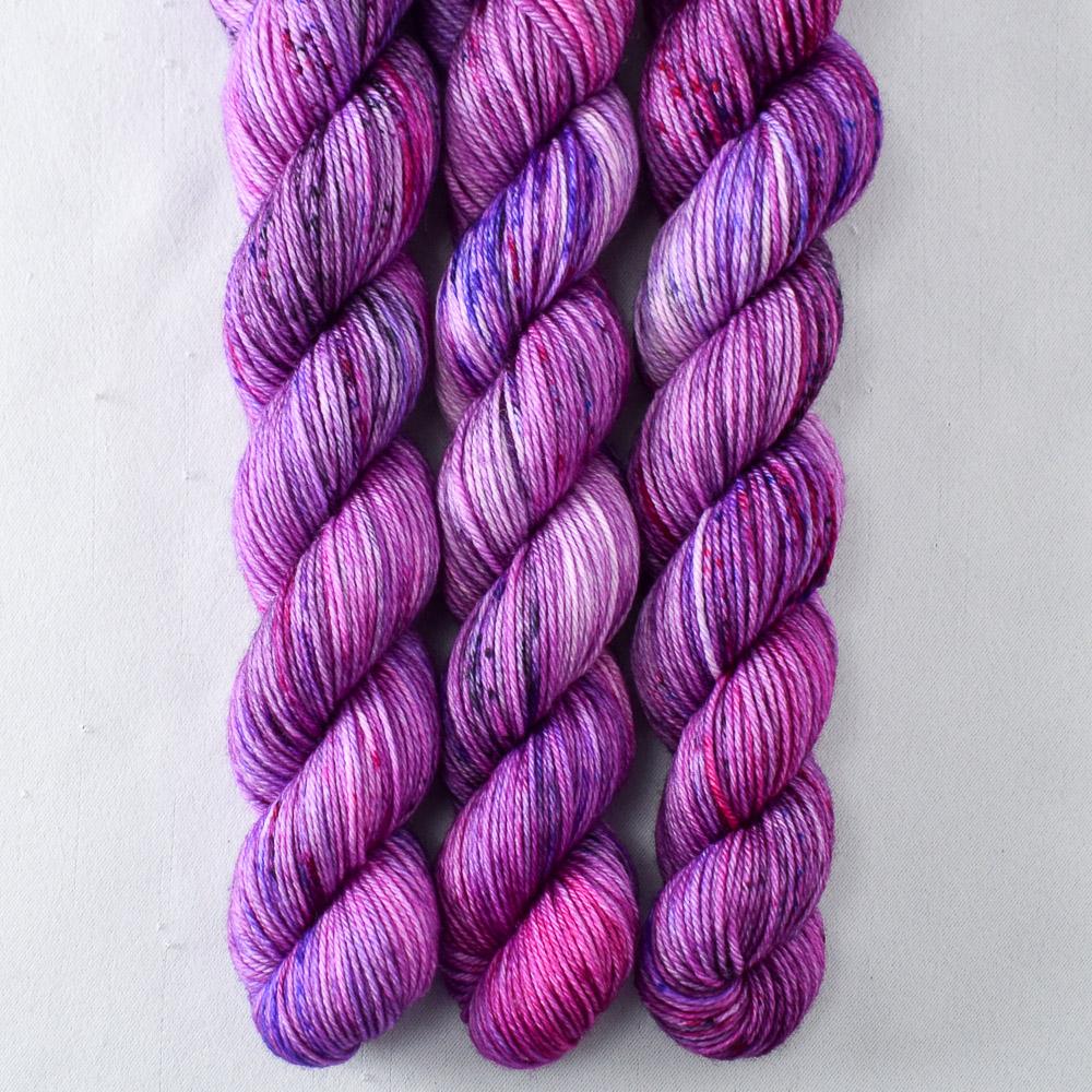 Purple Mountains - Miss Babs Yowza Mini superwash Merino wool yarn