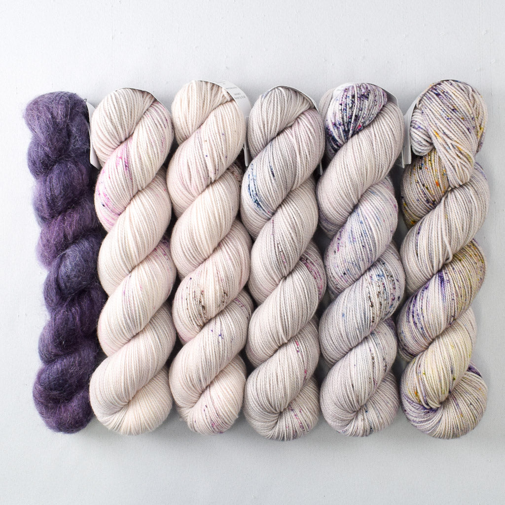 Purple with Dusk - Miss Babs Lace and Fade Boxy Set