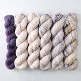 Purple with Dusk - Miss Babs Lace and Fade Boxy Set