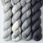 Quicksilver, Daguerreotype, Slate, Pewter - Miss Babs Yummy 2-Ply Quartet