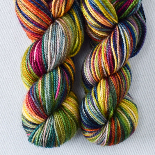 Rainbow Carwash - Miss Babs 2-Ply Toes yarn