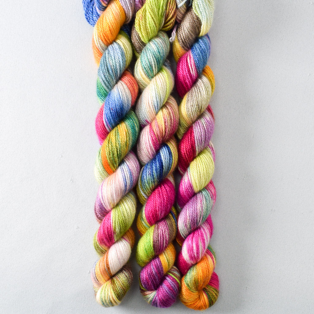 Rainbow Carwash - Miss Babs Sojourn cashmere and silk yarn