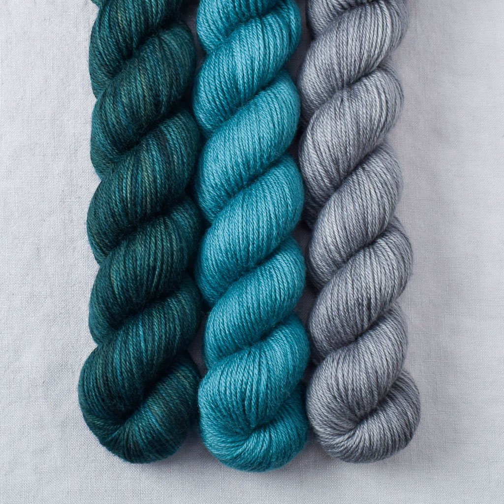 Rainforest, Slate, Topaz - Miss Babs Yowza Mini Trio