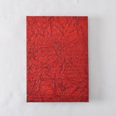 Medium Handmade Journal with Red Textured Cover