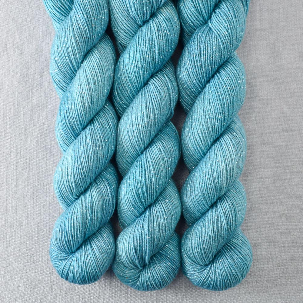 Relaxation - Miss Babs Estrellita fingering weight superwash merino and Lurex yarn