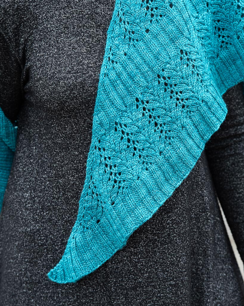 Rib and Lace Shawl