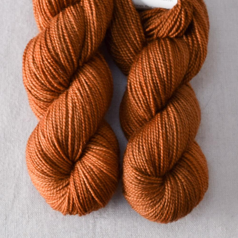 Roasted Pumpkin - Miss Babs Yummy 2-Ply Toes superwash Merino wool yarn