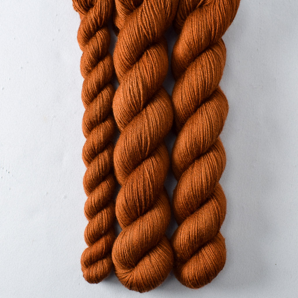 Roasted Pumpkin Partial Skeins - Miss Babs Katahdin yarn