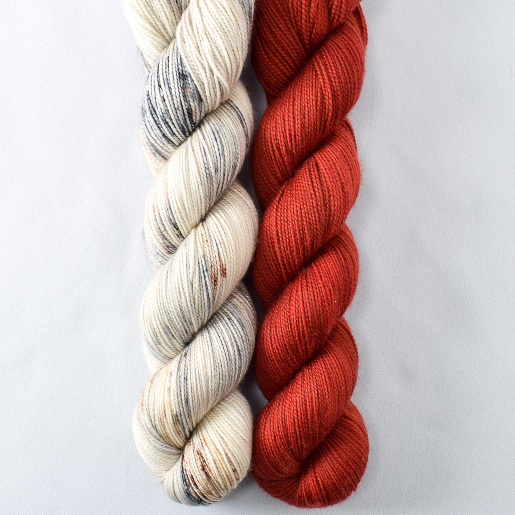 Rock Sparrow, Turkey Red - Miss Babs 2-Ply Duo