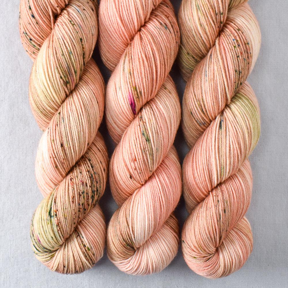 Rosy Finch - Miss Babs Putnam Merino wool and nylon sock yarn