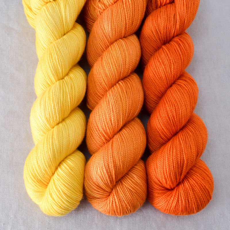 Saffron, Sunny, Zest - Miss Babs Yummy 2-Ply Trio