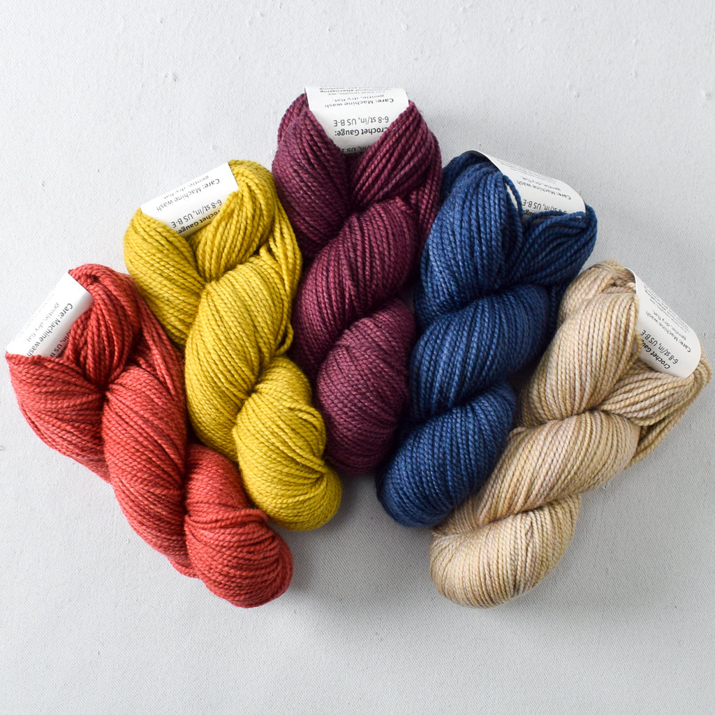 Sapsucker, Isfahan, Plum, Denim, Sand Dollar - Miss Babs Gnome-Made Gifts Set