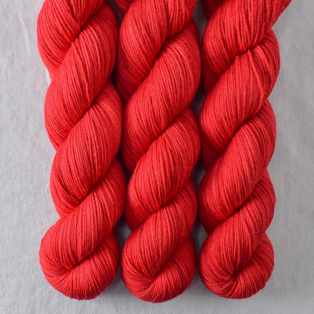 Scarlet Letter - Miss Babs Putnam Merino wool and nylon sock yarn