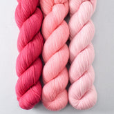 Scarlet Pimpernel, Puna Flamingo, Rhodochrosite - Miss Babs Avon Trio