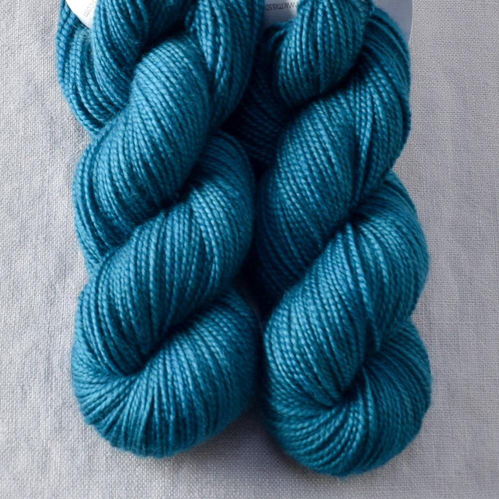 Sea Teal - Miss Babs Yummy 2-Ply Toes superwash Merino wool yarn