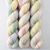 Sequins and Fringe - Miss Babs Estrellita fingering weight superwash merino and Lurex yarn