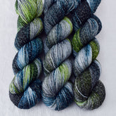 Shaken Not Stirred - Miss Babs Estrellita fingering weight superwash merino and Lurex yarn