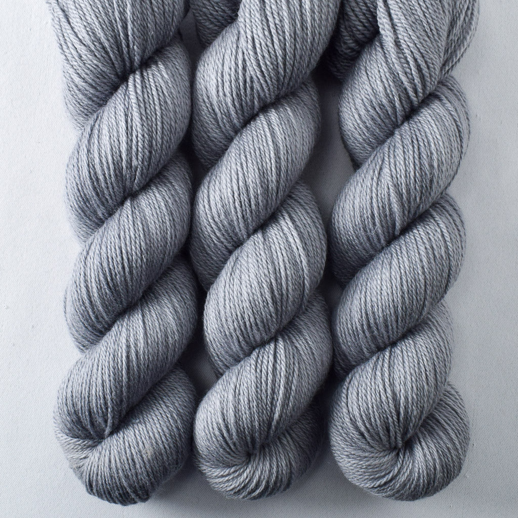 Slate - Miss Babs Killington wool and silk blend yarn