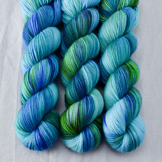 Smurf and Turf - Miss Babs Yummy 2-Ply yarn