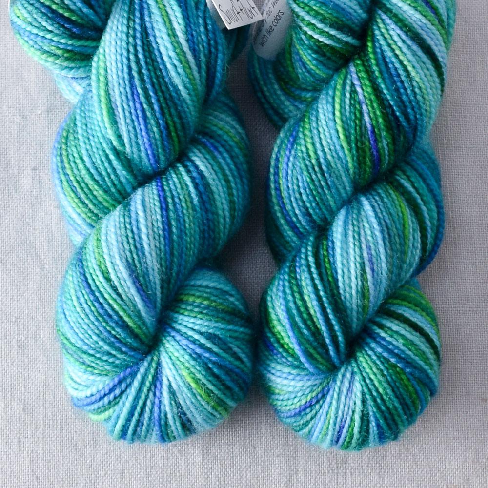 Smurf And Turf - Miss Babs Yummy 2-Ply Toes superwash Merino wool yarn