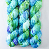 Smurf and Turf - Miss Babs Caroline merino-cashmere-nylon yarn