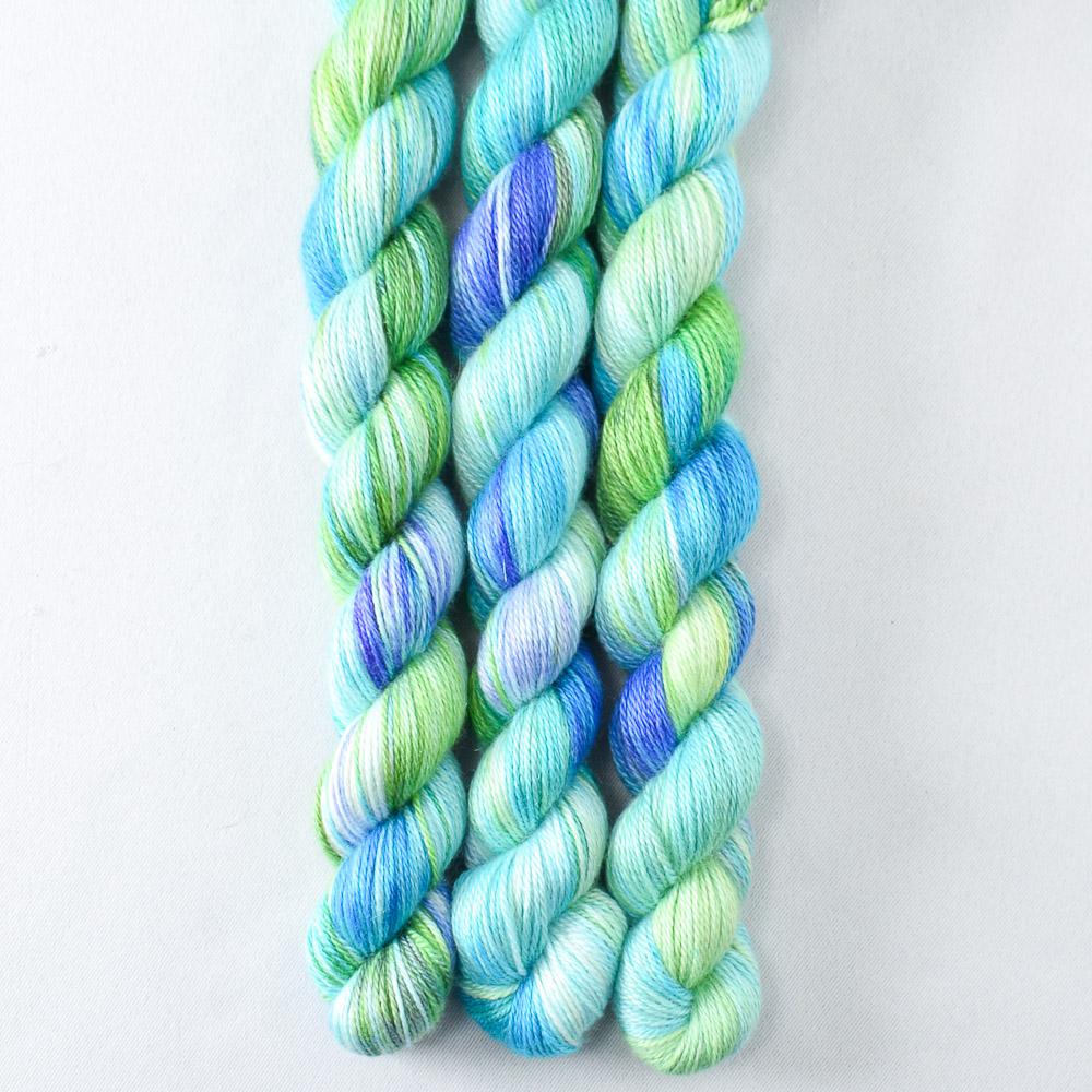 Smurf and Turf - Miss Babs Sojourn cashmere and silk yarn