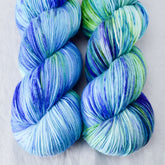 Smurf and Turf - Miss Babs Yowza superwash Merino wool yarn