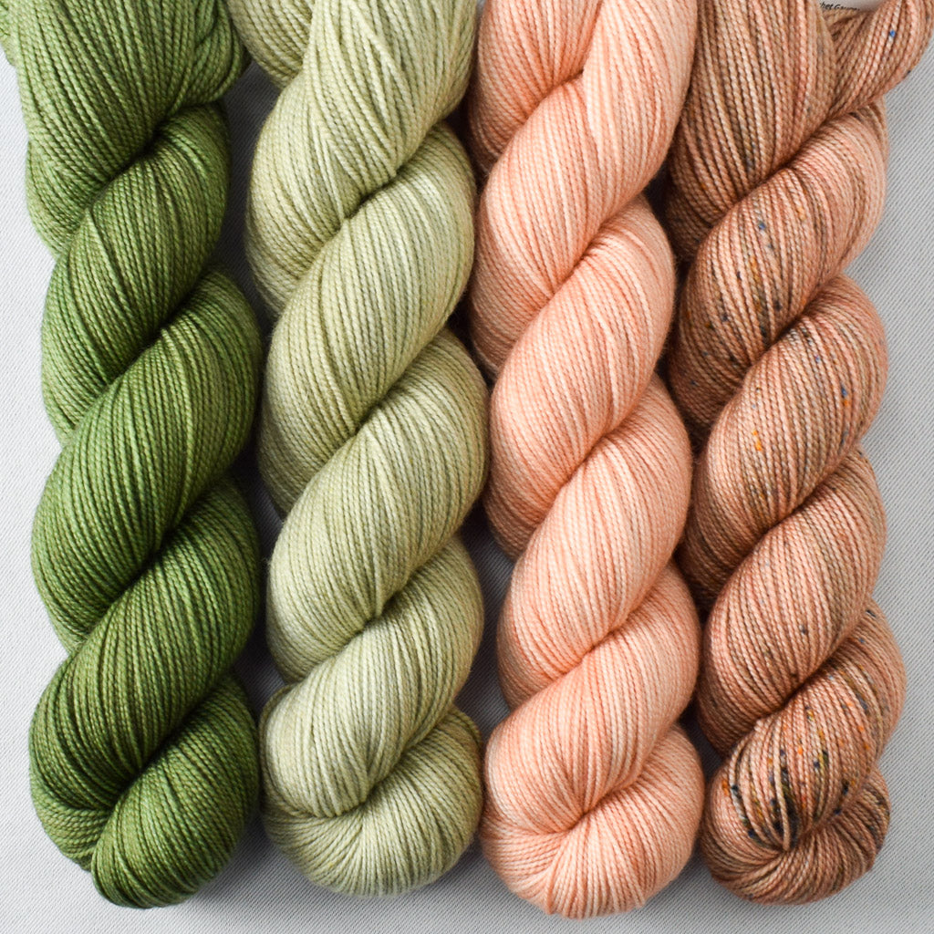 Snail, The Last Straw, In for a Penny, Rosy Finch - Miss Babs Yummy 2-Ply Quartet
