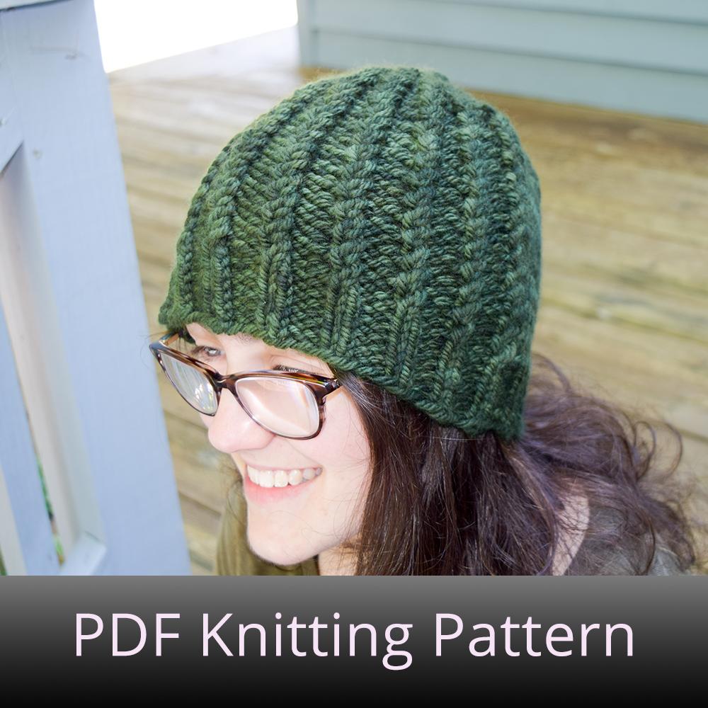 Snowblower Hat PDF Knitting Pattern Miss Babs