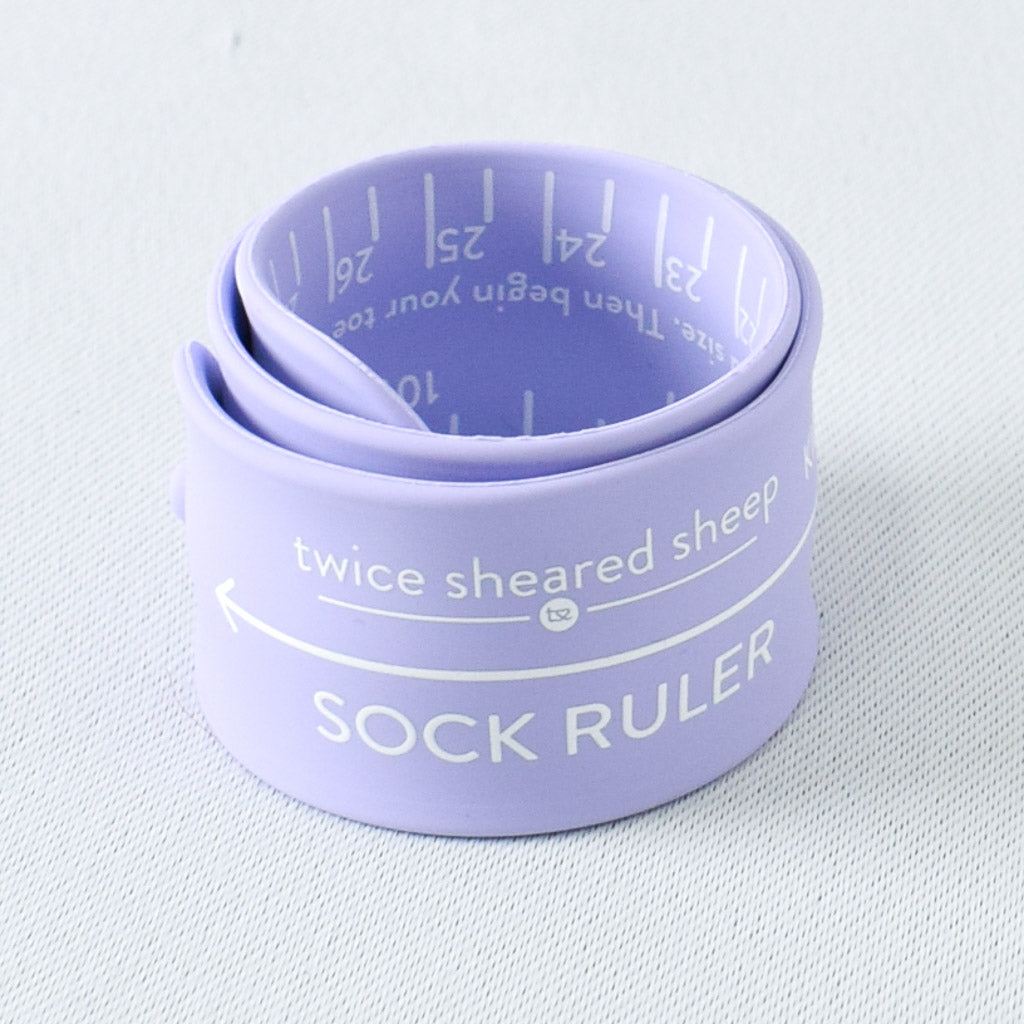 Sock Sizing Bracelet Ruler - Lavender - Miss Babs Notions